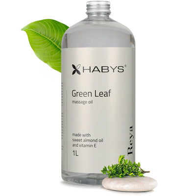 Masažo aliejus Habys Reya Green Leaf – 1000 ml