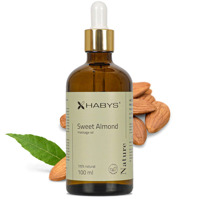 Masažo aliejus Habys Nature Sweet Almond – 100 ml