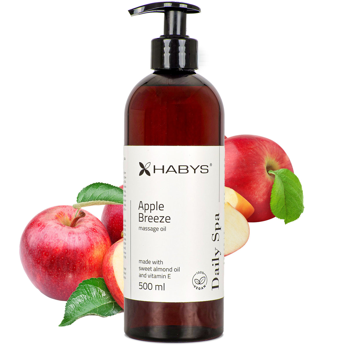 Masažo aliejus Habys Daily Spa – Apple Breeze / 500 ml