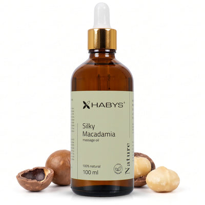 Masažo aliejus Habys Nature Silky Macadamia – 100 ml