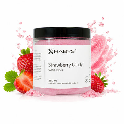 Cukrinis kūno šveitiklis Habys Daily Spa, 250 ml – Strawberry Candy
