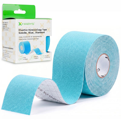 Kineziologinis teipas Habys Standard, 5 cm × 5 m – Mėlynas