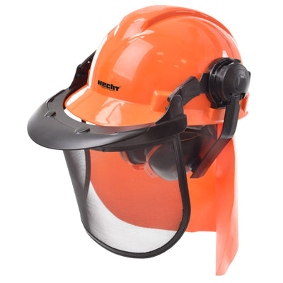 Apsauginis šalmas su veido ir ausų apsauga Hecht 900100