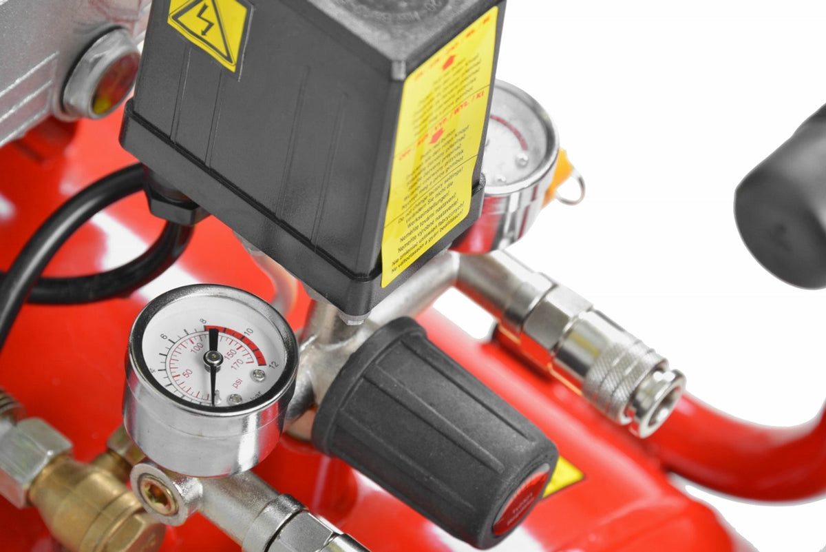 Elektrinis dviejų cilindrų kompresorius Hecht 2353, 50 l