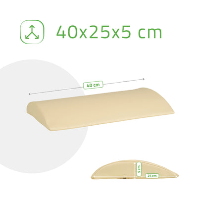 Juosmens atraminė pagalvėlė Aveno Life 40 × 25 × 5 cm Comfy Base, smėlio k533 – nuotrauka 5
