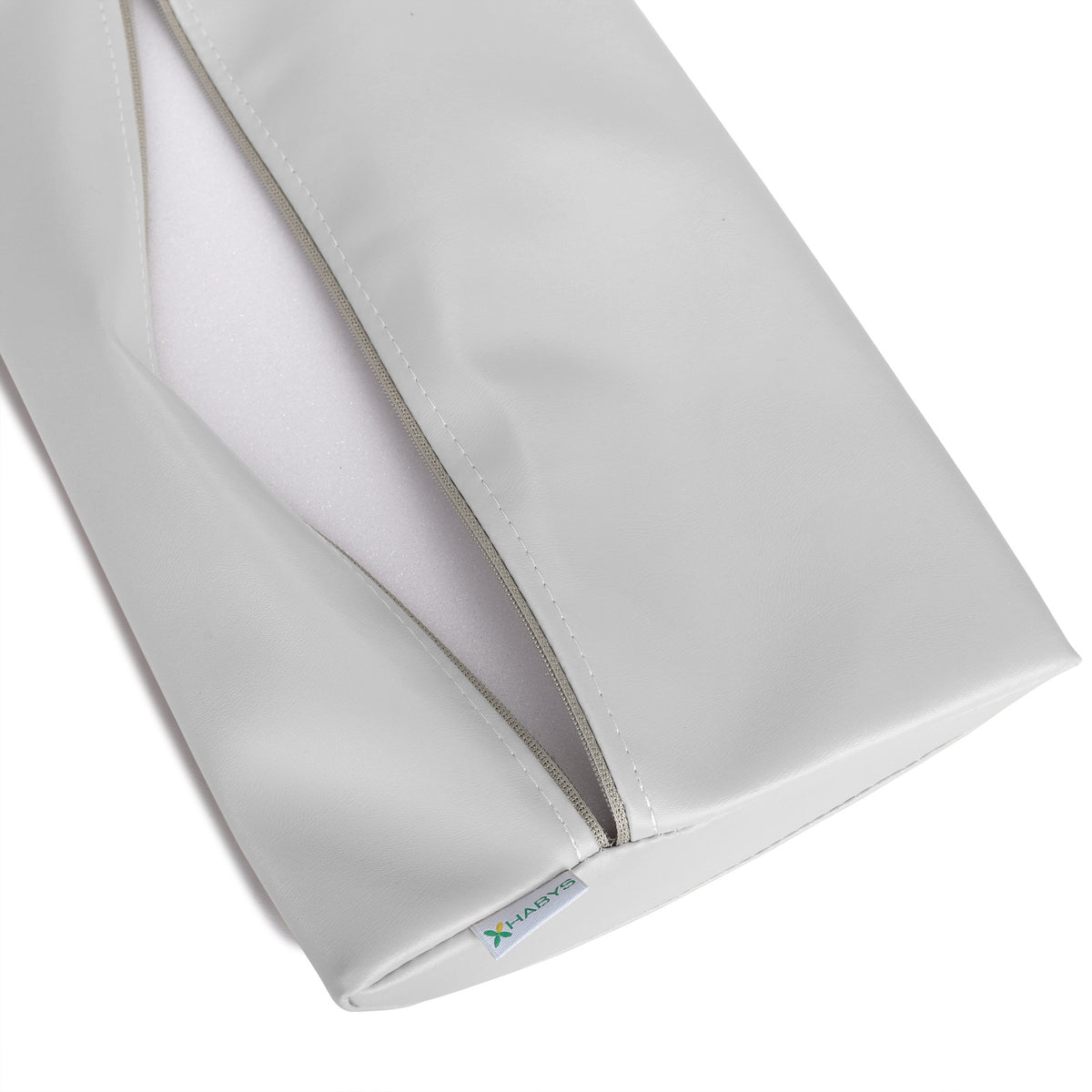 Juosmens atraminė pagalvėlė Habys 40 × 25 × 5 cm kieta Satin Comfort, šviesiai pilka k729 – nuotrauka 2