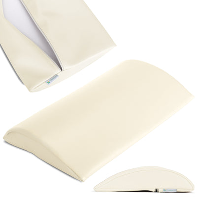 Juosmens atraminė pagalvėlė Habys 40 × 25 × 5 cm minkšta Satin Comfort, dramblio kaulo k707 – nuotrauka 1
