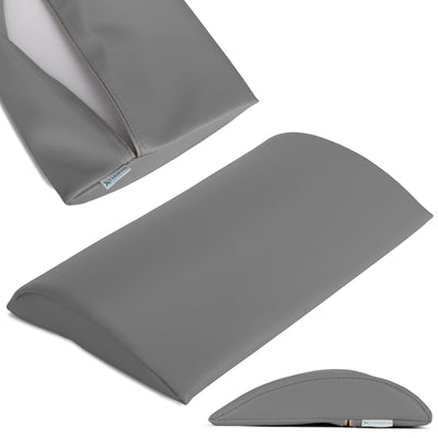Juosmens atraminė pagalvėlė Habys 40 × 25 × 5 cm minkšta Satin Comfort, pilka k722 – nuotrauka 1