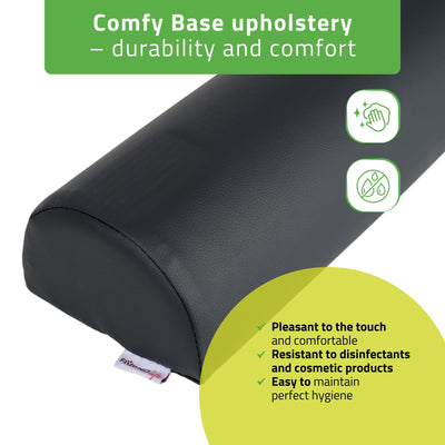 Masažo pusvolelis Aveno Life 60 × 15 × 10 cm Comfy Base, juoda k515 – nuotrauka 4