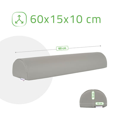 Masažo pusvolelis Aveno Life 60 × 15 × 10 cm Comfy Base, pilka k522 – nuotrauka 5