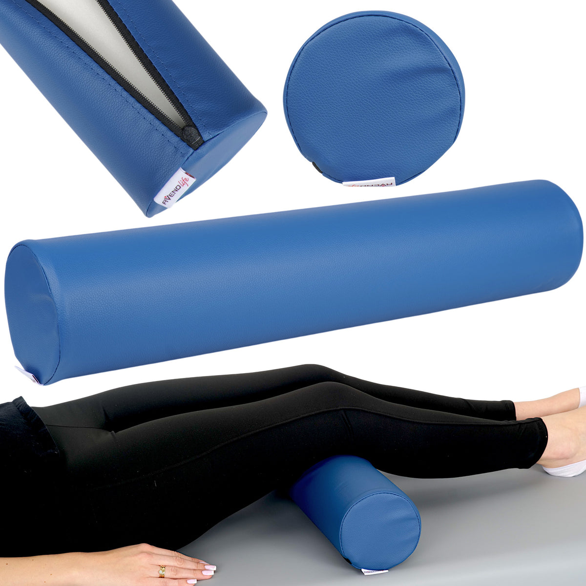 Masažo volelis Aveno Life 12 × 60 cm Comfy Base, mėlyna k512 – nuotrauka 1