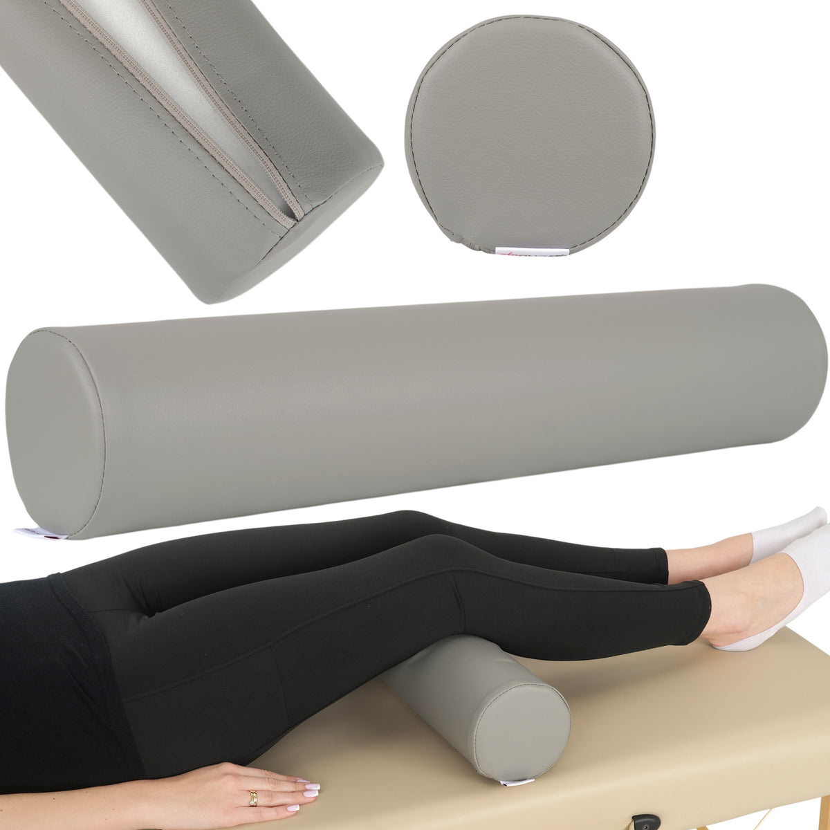 Masažo volelis Aveno Life 12 × 60 cm Comfy Base, pilka k522 – nuotrauka 1