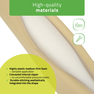 Masažo volelis Aveno Life 12 × 60 cm Comfy Base, smėlio k533 – nuotrauka 3