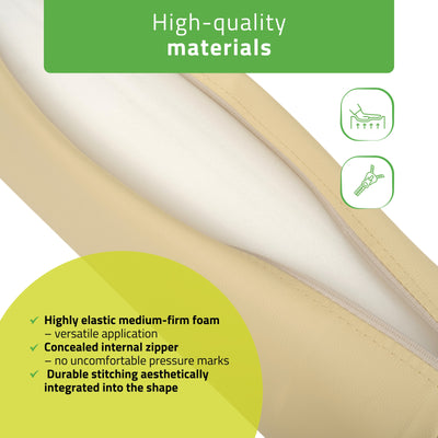 Masažo volelis Aveno Life 15 × 60 cm Comfy Base, smėlio k533 – nuotrauka 3