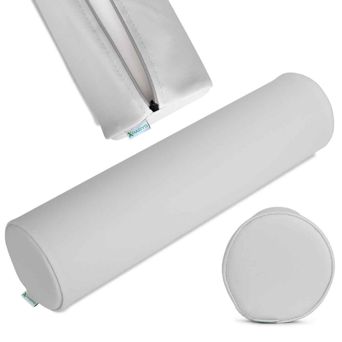 Masažo volelis Habys 15 × 60 cm Satin Comfort, šviesiai pilka k729 – nuotrauka 1