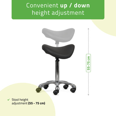 Masažuotojo kėdė Habys Alma So Skin, juoda k515 – nuotrauka 4