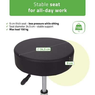 Masažuotojo kėdė Habys Tila Comfy Base, juoda k515 – nuotrauka 2