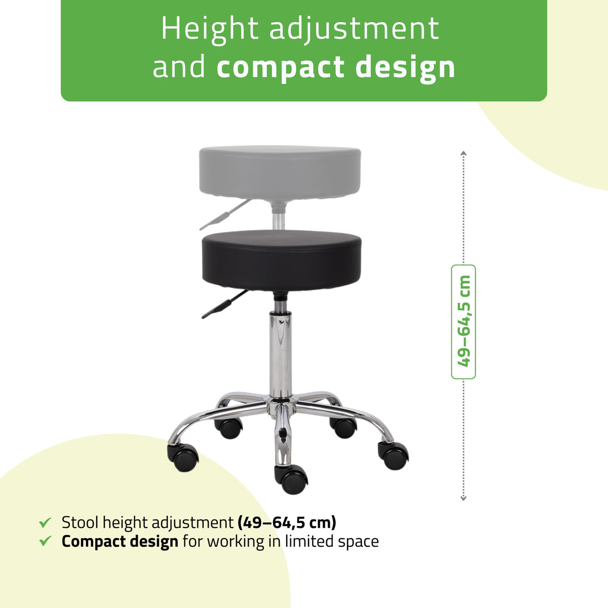 Masažuotojo kėdė Habys Tila Comfy Base, juoda k515 – nuotrauka 3