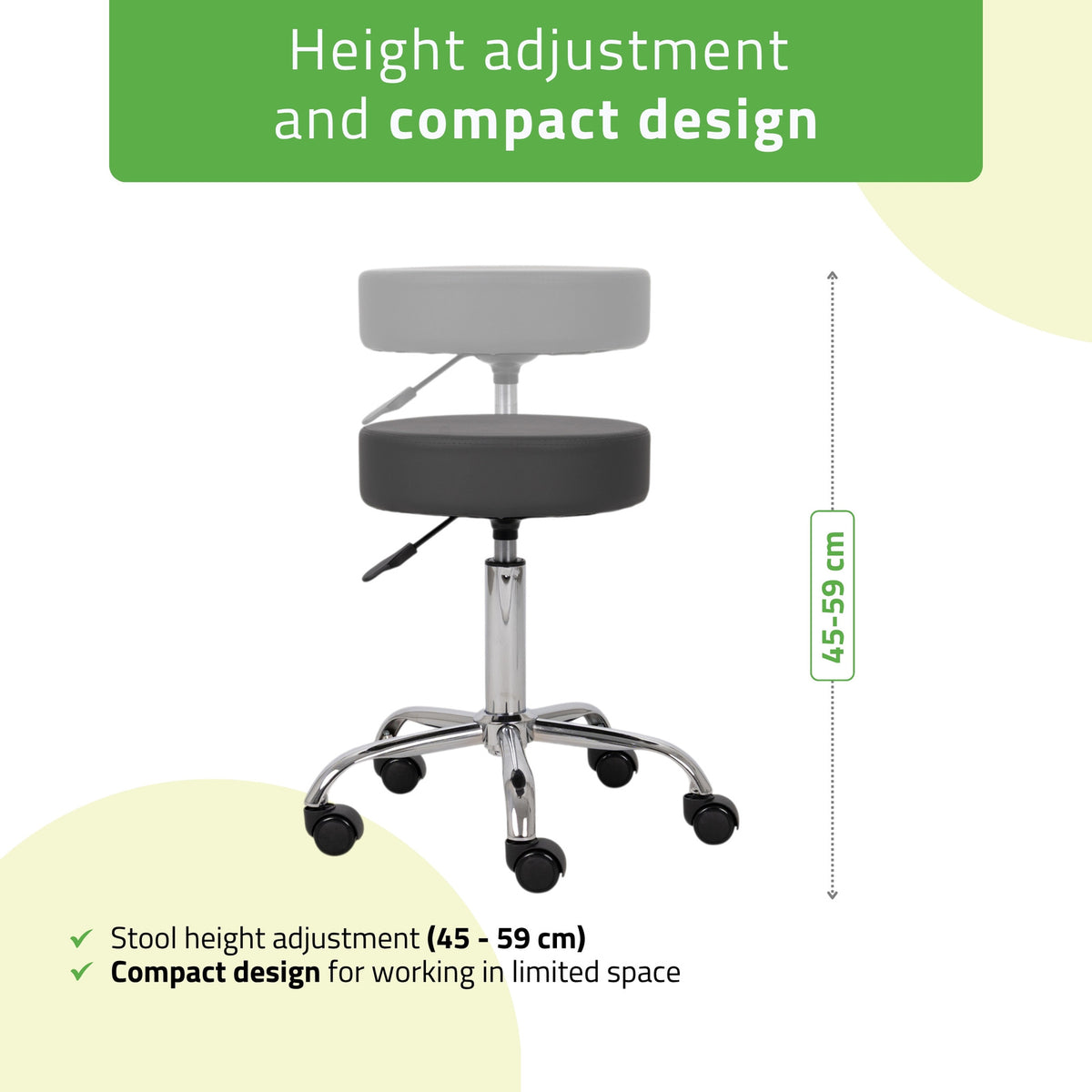 Masažuotojo kėdė Habys Tila Comfy Base, pilka k521 – nuotrauka 3