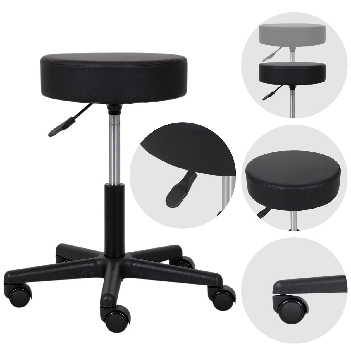 Masažuotojo kėdė Habys Timo Comfy Base, juoda k515 – nuotrauka 1