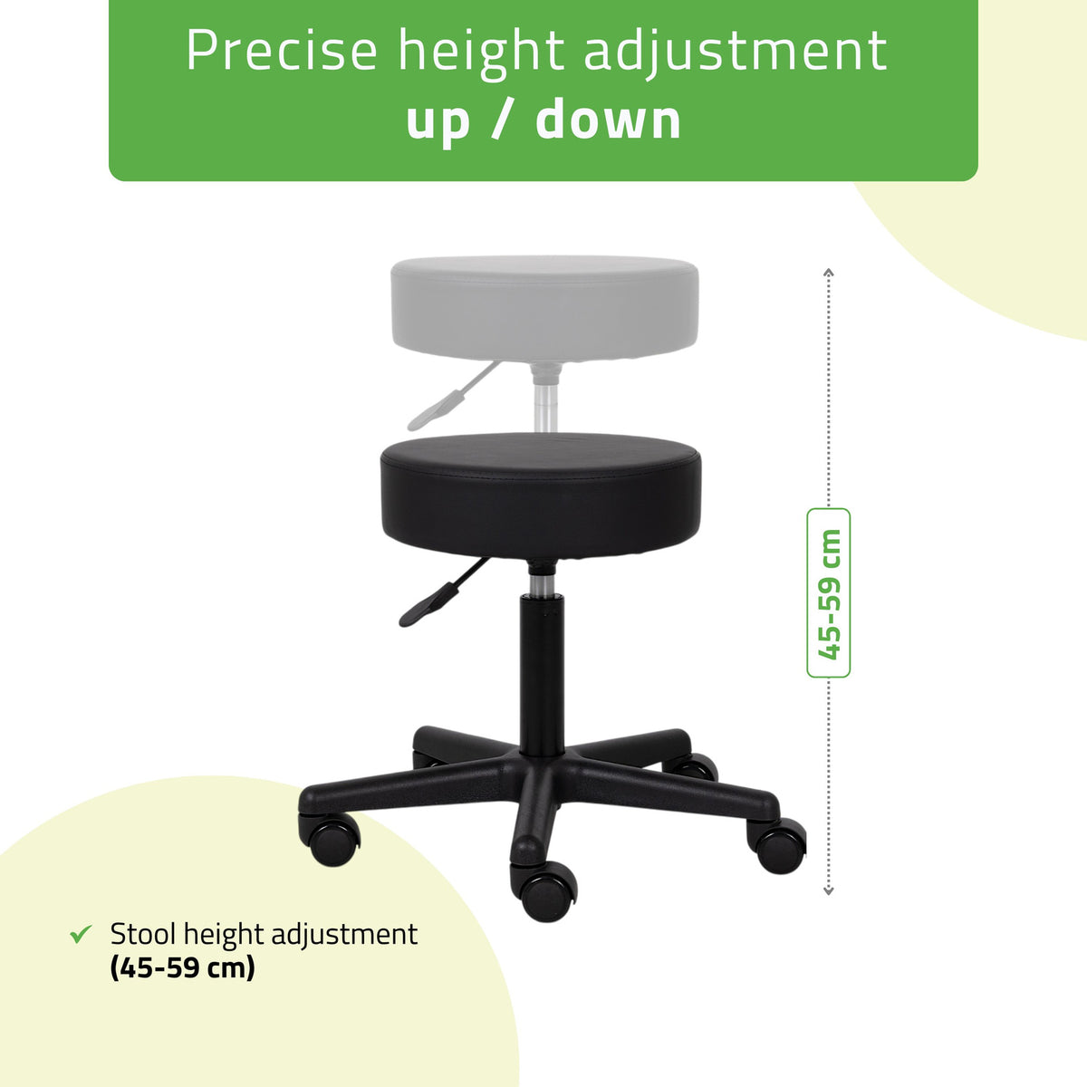 Masažuotojo kėdė Habys Timo Comfy Base, juoda k515 – nuotrauka 3