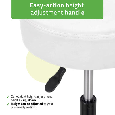Masažuotojo kėdė Habys Timo Comfy Base, balta k501 – nuotrauka 3