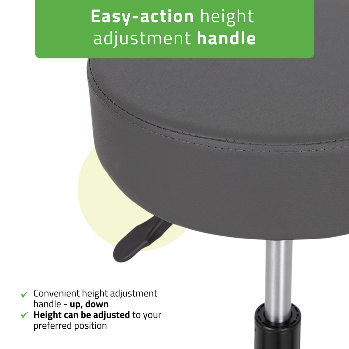 Masažuotojo kėdė Habys Timo Comfy Base, pilka k521 – nuotrauka 4