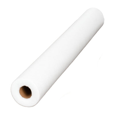 Neaustinis paklotas ritinyje Habys, 60 cm × 50 m, baltas