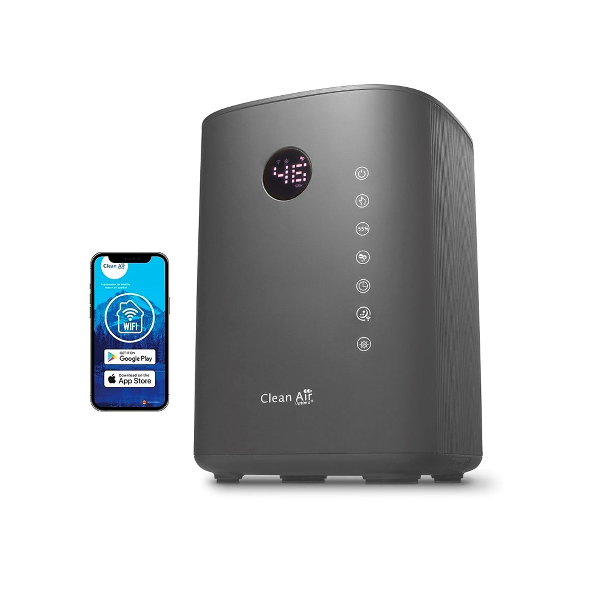 Oro drėkintuvas Clean Air CA-605T Smart – vaizdas 2