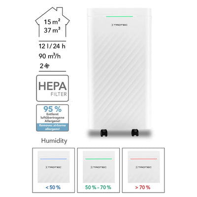 Oro sausintuvas - valytuvas Trotec TTK 27 HEPA – vaizdas 5