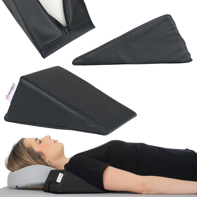 Pleištinė masažo pagalvėlė Aveno Life 20 × 15 × 10 cm Comfy Base, juoda k515 – nuotrauka 1