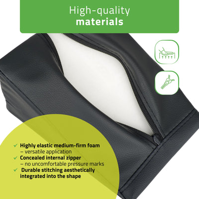 Pleištinė masažo pagalvėlė Aveno Life 20 × 15 × 10 cm Comfy Base, juoda k515 – nuotrauka 3