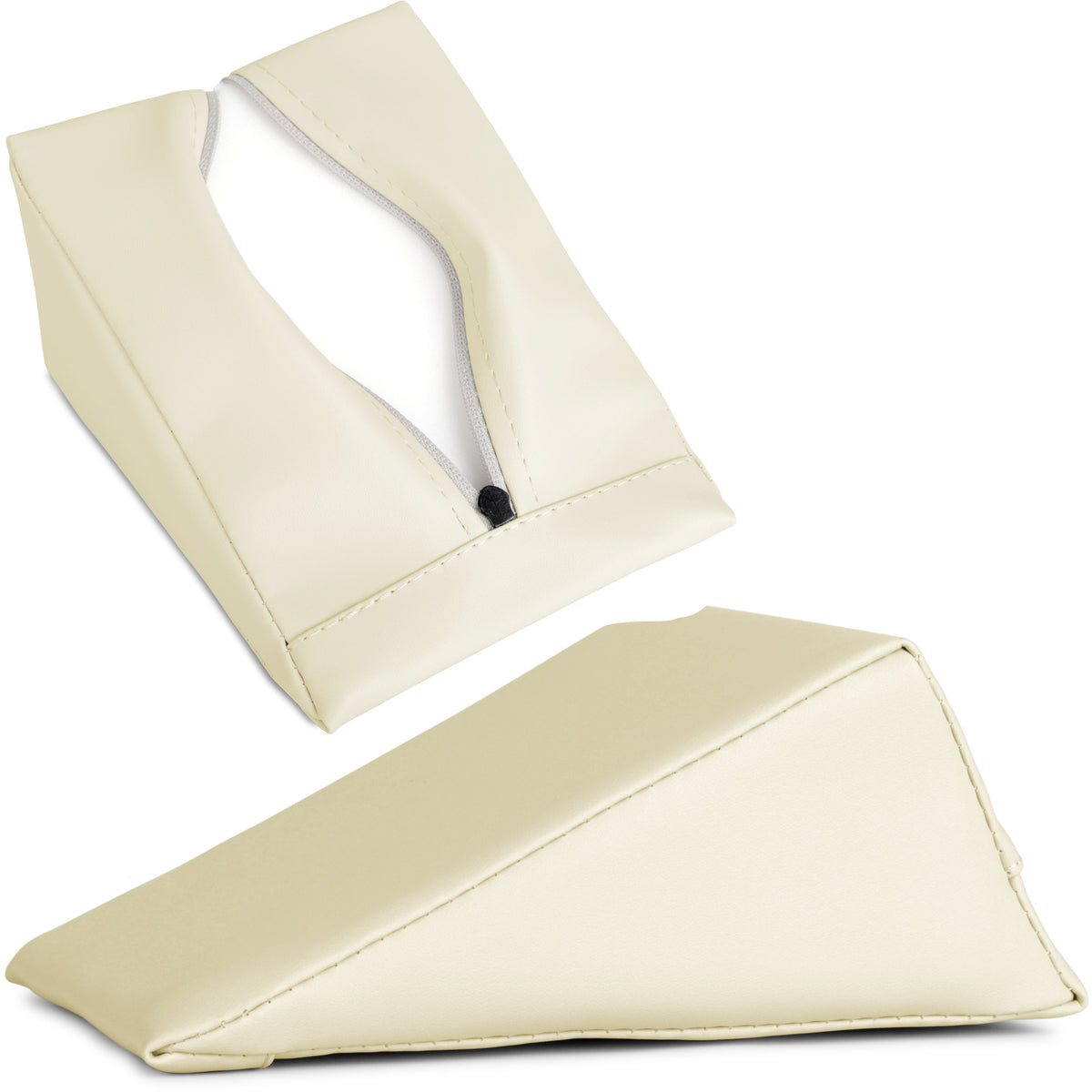 Pleištinė masažo pagalvėlė Habys 20 × 15 × 10 cm Satin Comfort, dramblio kaulo k707 – nuotrauka 1