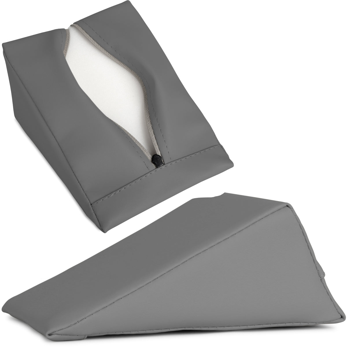 Pleištinė masažo pagalvėlė Habys 20 × 15 × 10 cm Satin Comfort, pilka k722 – nuotrauka 1