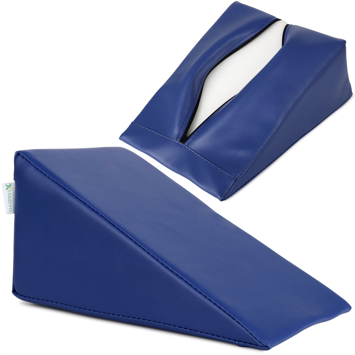 Pleištinė masažo pagalvėlė Habys 30 × 20 × 16 cm Vinyl Flex, tamsiai mėlyna k012 – nuotrauka 1