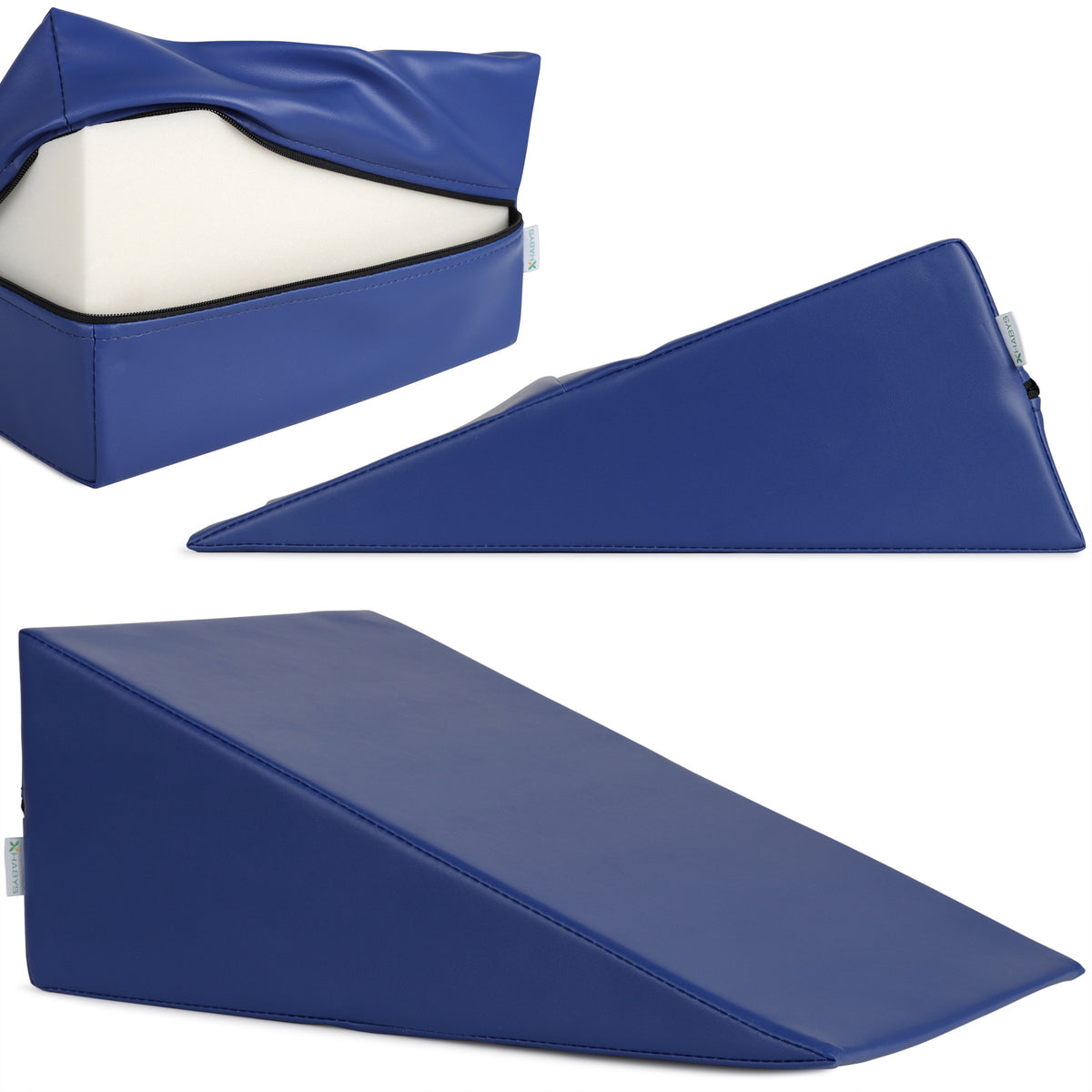 Pleištinė masažo pagalvėlė Habys 50 × 35 × 20 cm Vinyl Flex, tamsiai mėlyna k012 – nuotrauka 1