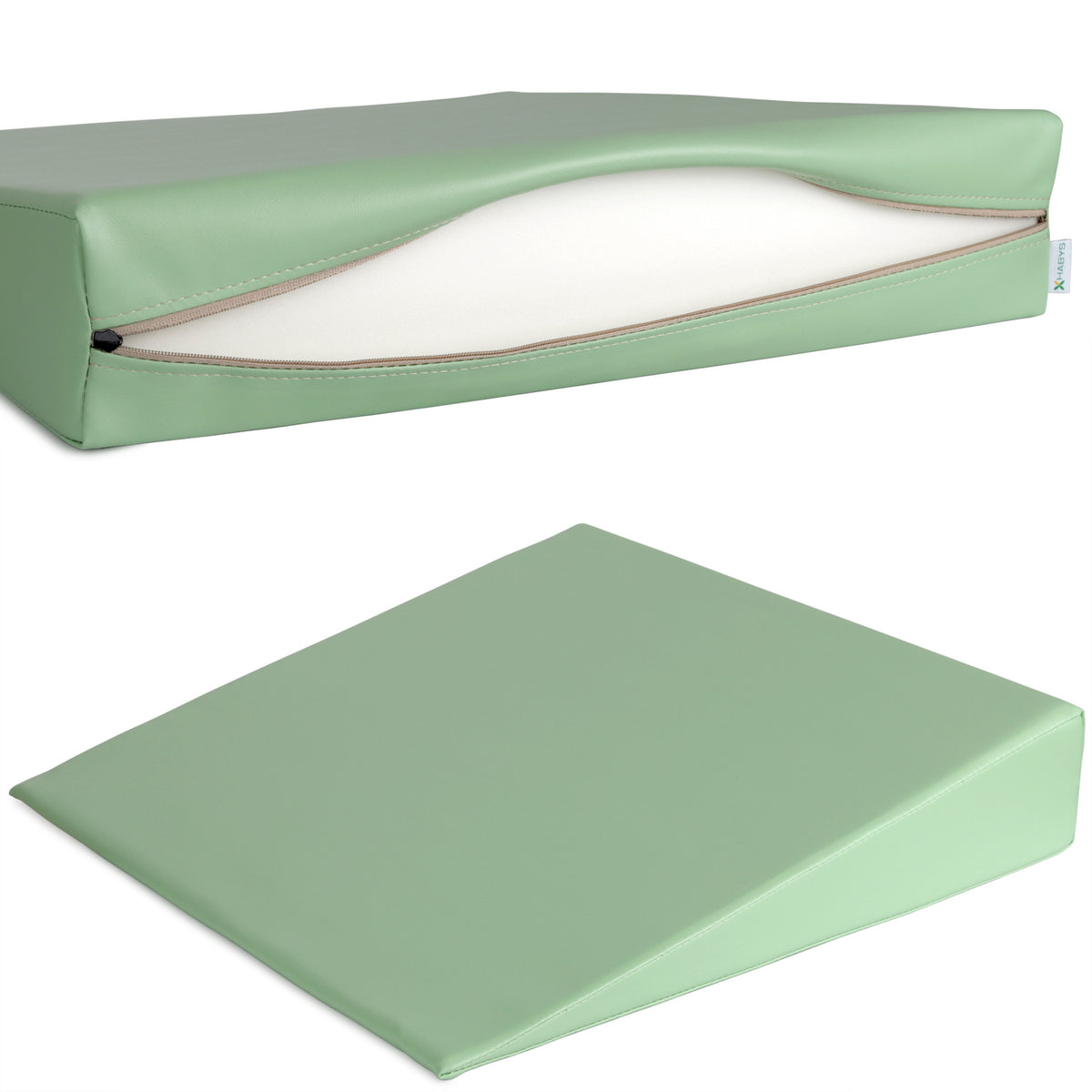 Pleištinė masažo pagalvėlė Habys 60 × 60 × 12 cm Vinyl Flex, žalia k022 – nuotrauka 1