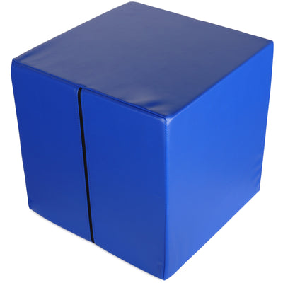 Pozicionavimo pagalvėlė kubas Habys 50 × 50 × 50 cm Vinyl Flex, tamsiai mėlyna k012 – nuotrauka 1