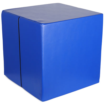 Pozicionavimo pagalvėlė kubas Habys 50 × 50 × 50 cm Vinyl Flex, tamsiai mėlyna k012 – nuotrauka 3