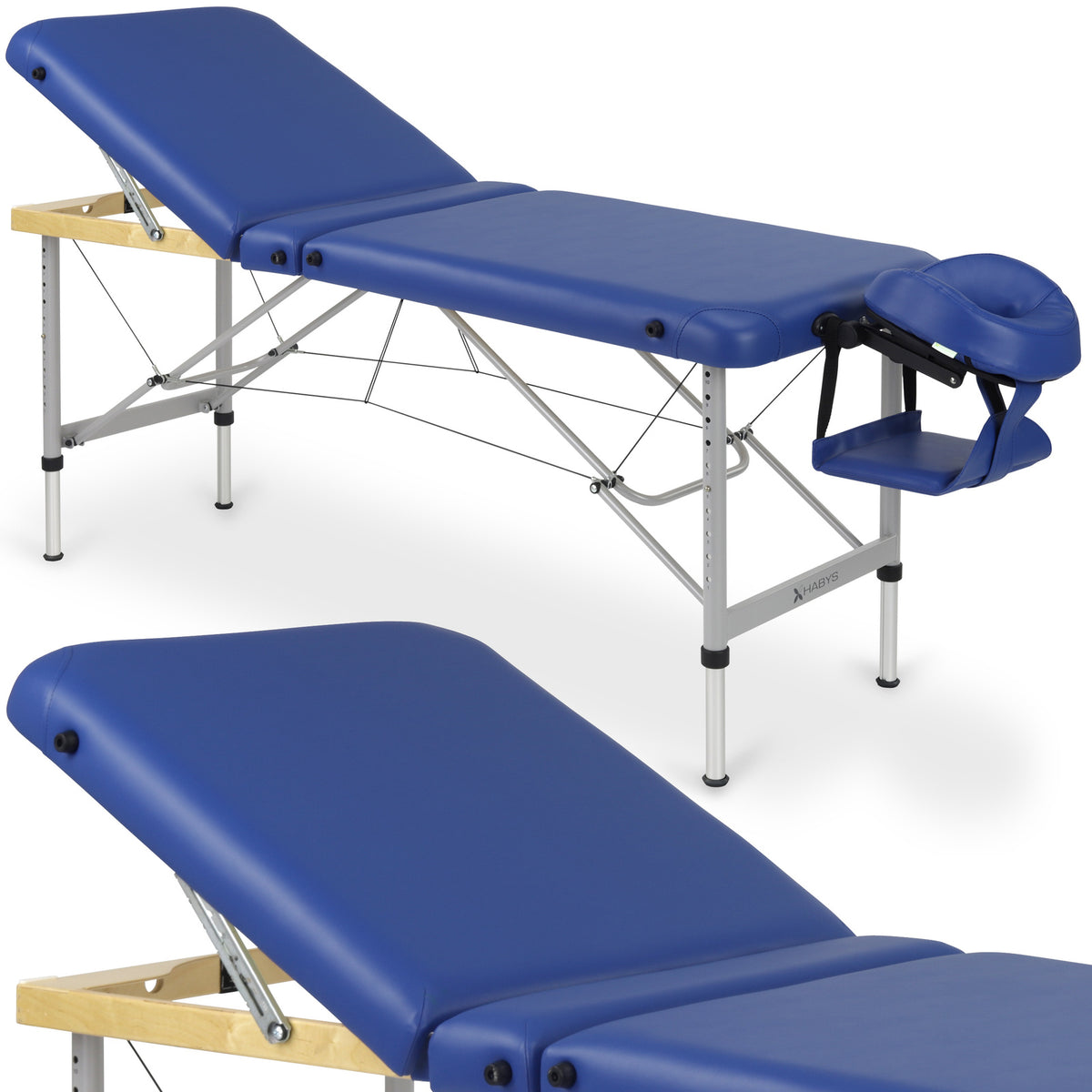 Sulankstomas masažo stalas Habys Aero Plus, Tamsiai mėlyna K012, G-SKARP60AK012000ZN2ZS