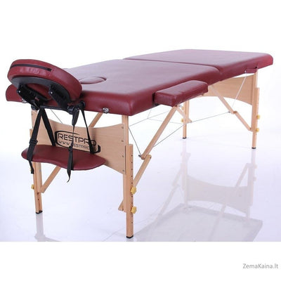 Restpro bordo spalvos masazo stalas