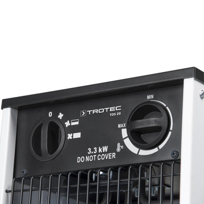 Elektrinis kaloriferis Trotec TDS 20, 3,3 kW – vaizdas 3