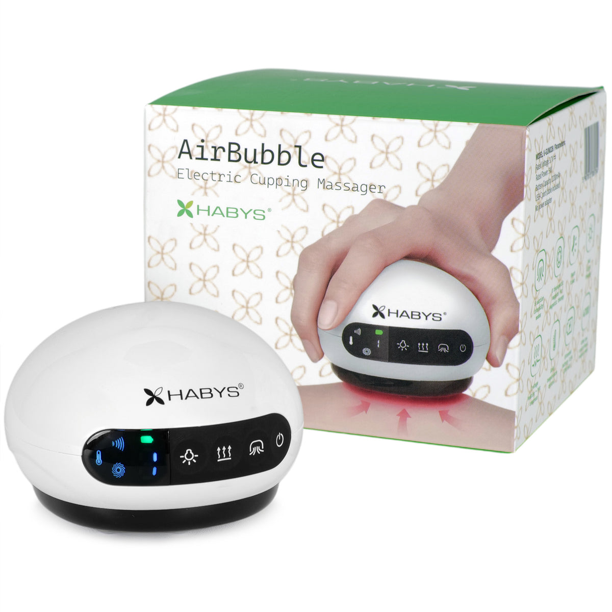 Elektrinis vakuuminis masažuoklis Habys AirBubble