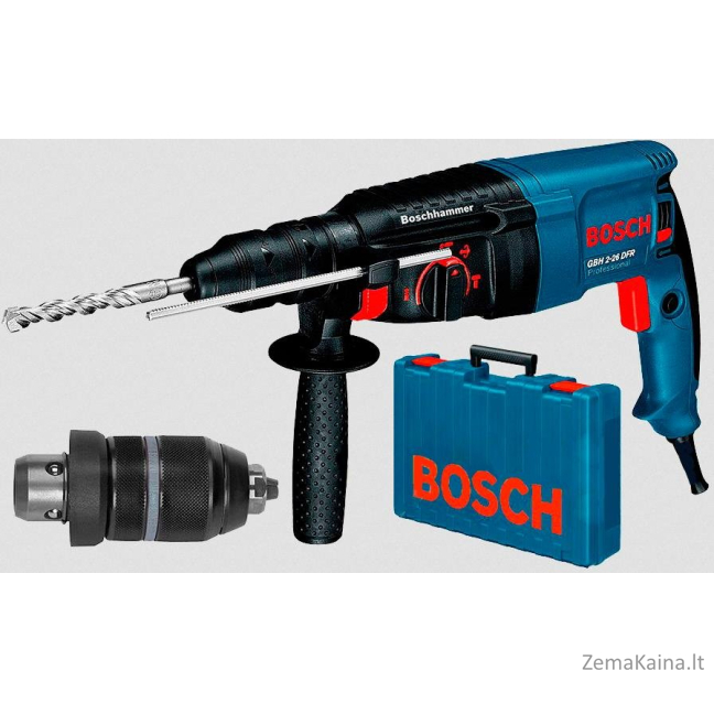 BOSCH HAMMER 800W GBH 2-26 DFR 2.7J + 13mm RANKENA