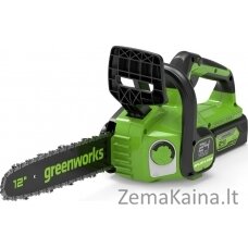 „GreenWorks“ GD24CS30 24 V 30 cm grandinės pjūklas