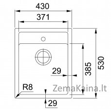 114.0500.019  Plautuvė SID 610-40 Carbon