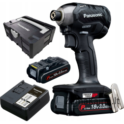 Panasonic Impact tvarkyklė 18V Panasonic EY76A1 + Systainer + 2x 3.0Ah + įkroviklis