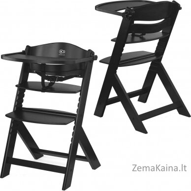 Medinė kėdutė KinderKraft 2in1 Enock Black