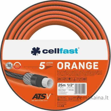Cellfast CF.GREEN HOSE. ORANŽINĖ 1/2" 65mb PL