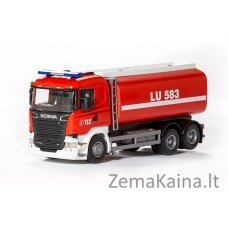 1:25 ugniagesių sunkvežimis su cisterna SCANIA